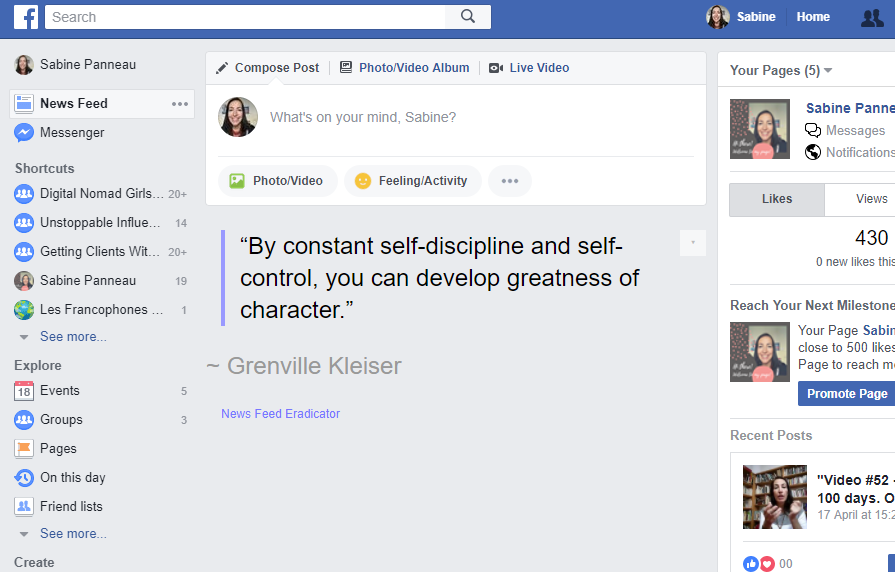 newsfeed eradicator