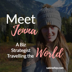 Meet Jenna a Business Coach and Strategist Travelling the World