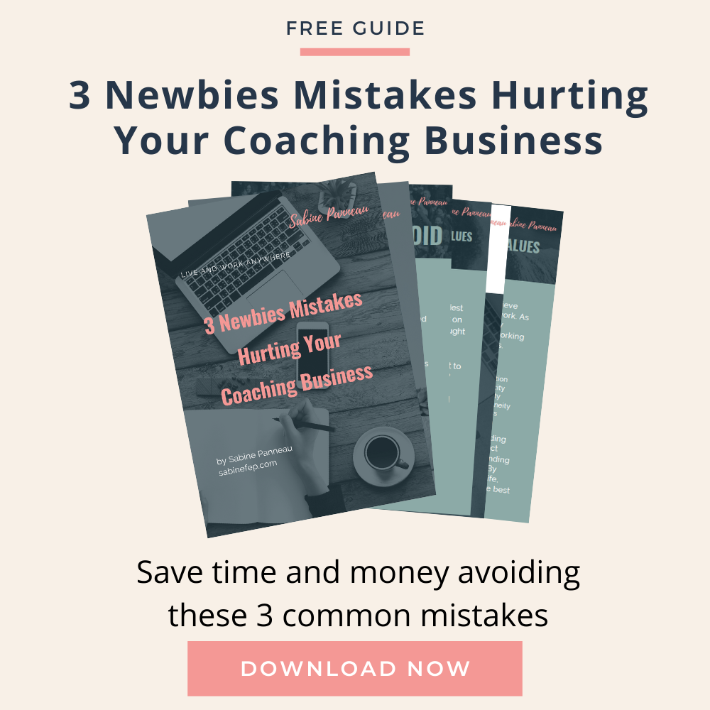 3 Newbies mistakes hurting your coaching business