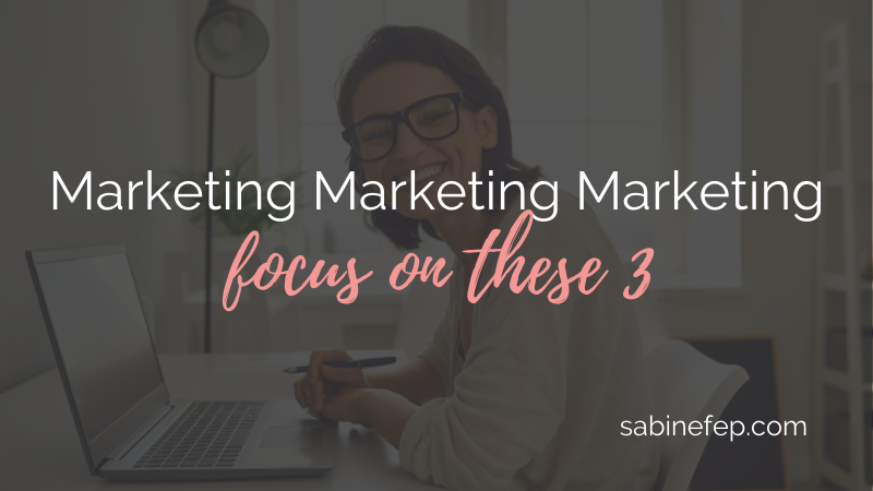 Marketing Marketing Marketing focus on these w