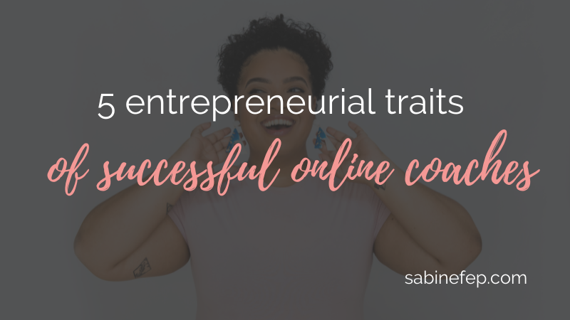 entrepreneurial traits of online coaches