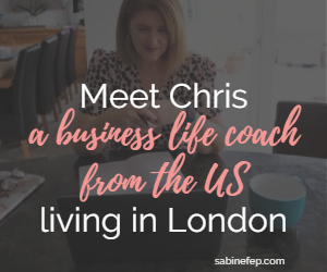 Meet Chris, a business life coach from the US living in London