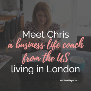 Meet Chris, a business life coach from the US living in London