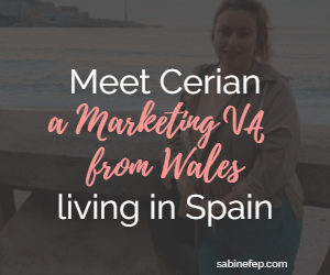 Meet Cerian, a marketing VA in Spain