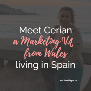 Meet Cerian, a marketing VA in Spain