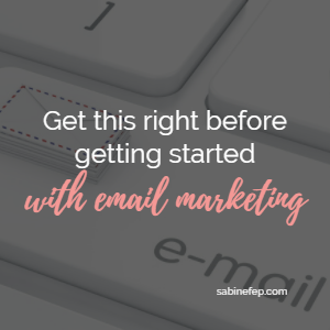 get started with email marketing