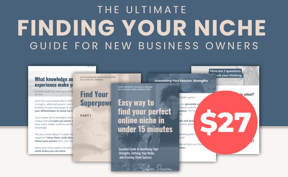 Sabinefep -find your perfect online niche in under 15 minutes